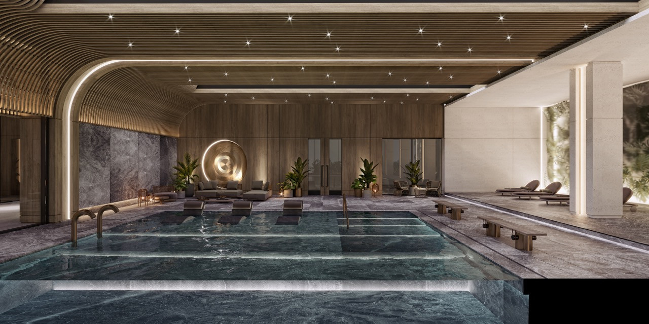 Апартаменты в Стамбуле с инфраструктурой и природным окружением в районе Левент - Фото 23