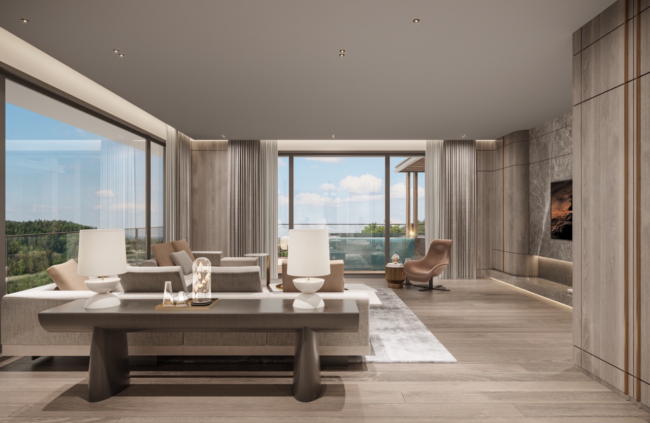 Апартаменты в Стамбуле с инфраструктурой и природным окружением в районе Левент - Фото 30