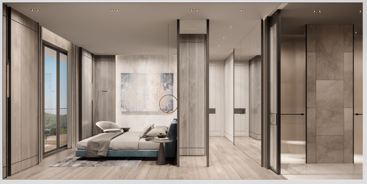 Апартаменты в Стамбуле с инфраструктурой и природным окружением в районе Левент - Фото 36