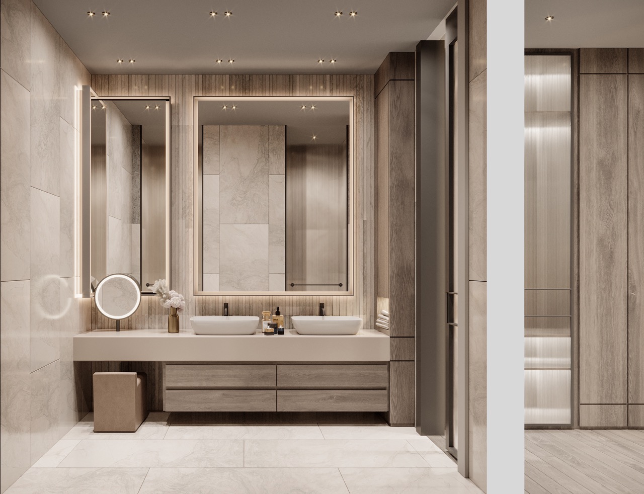 Апартаменты в Стамбуле с инфраструктурой и природным окружением в районе Левент - Фото 37