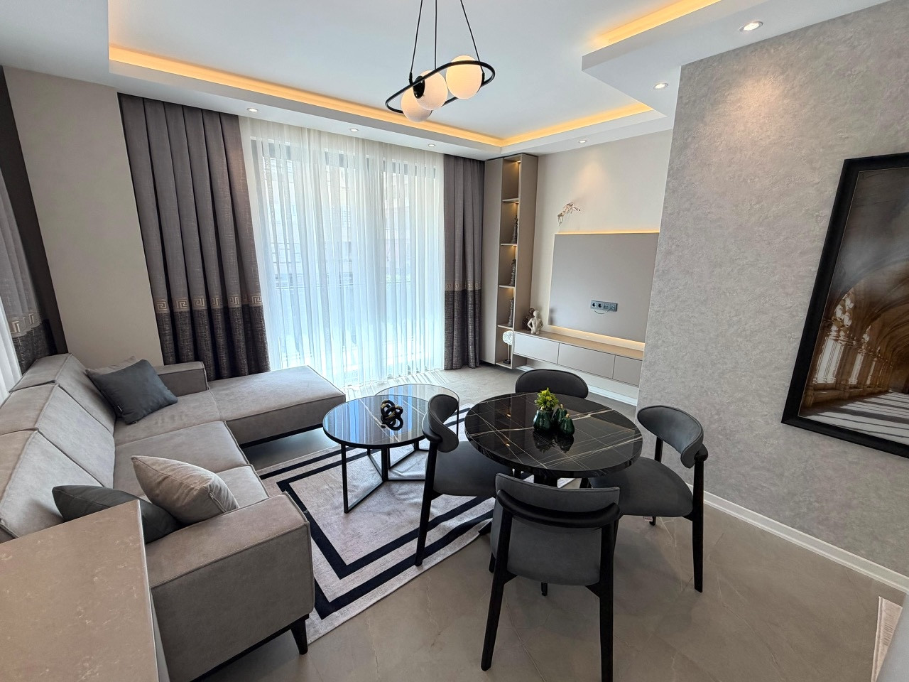 Квартира 1+1 в Алании в районе Клеопатра в 400 метрах от пляжа - Фото 2