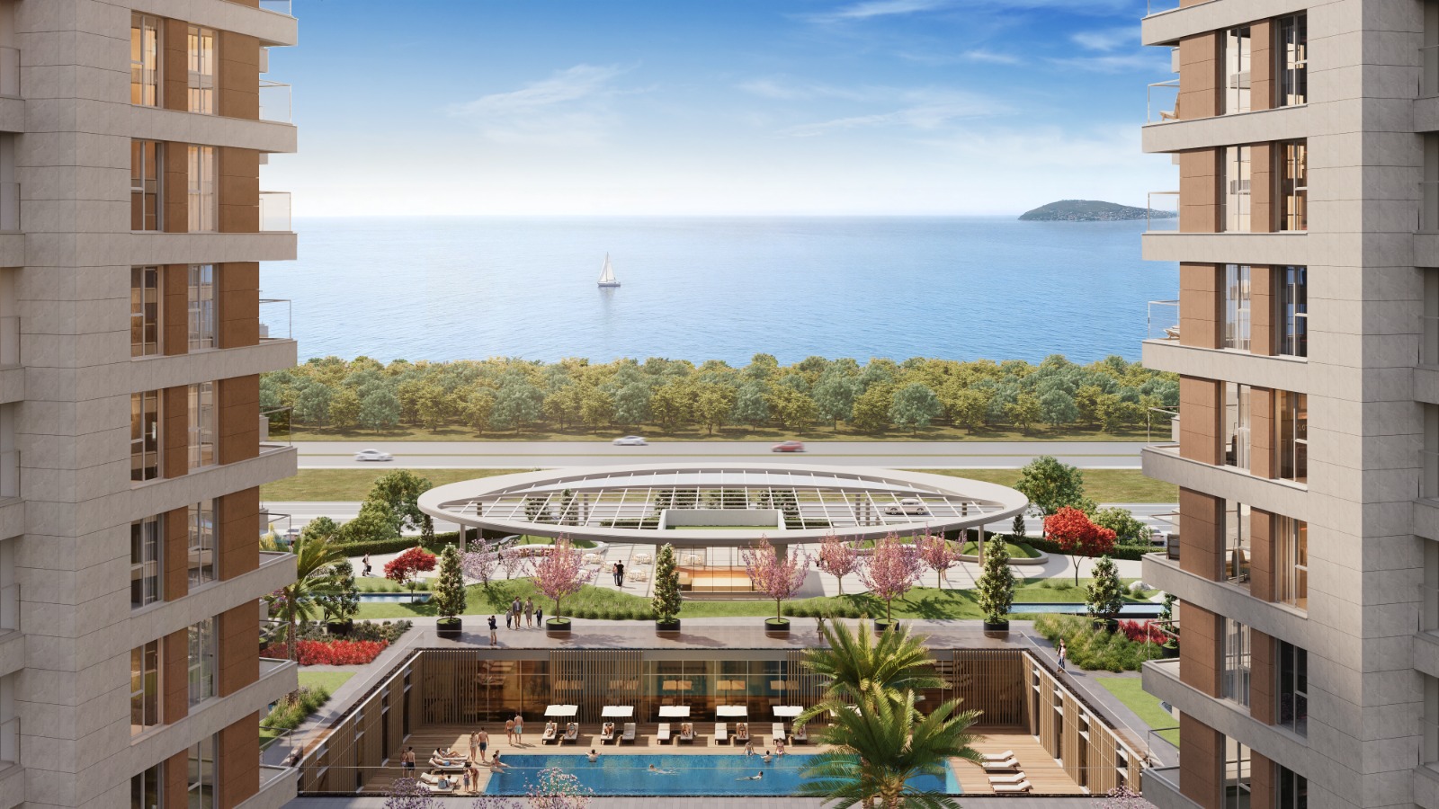 Квартиры на первой береговой линии в Стамбуле с видом на море и острова - Фото 20