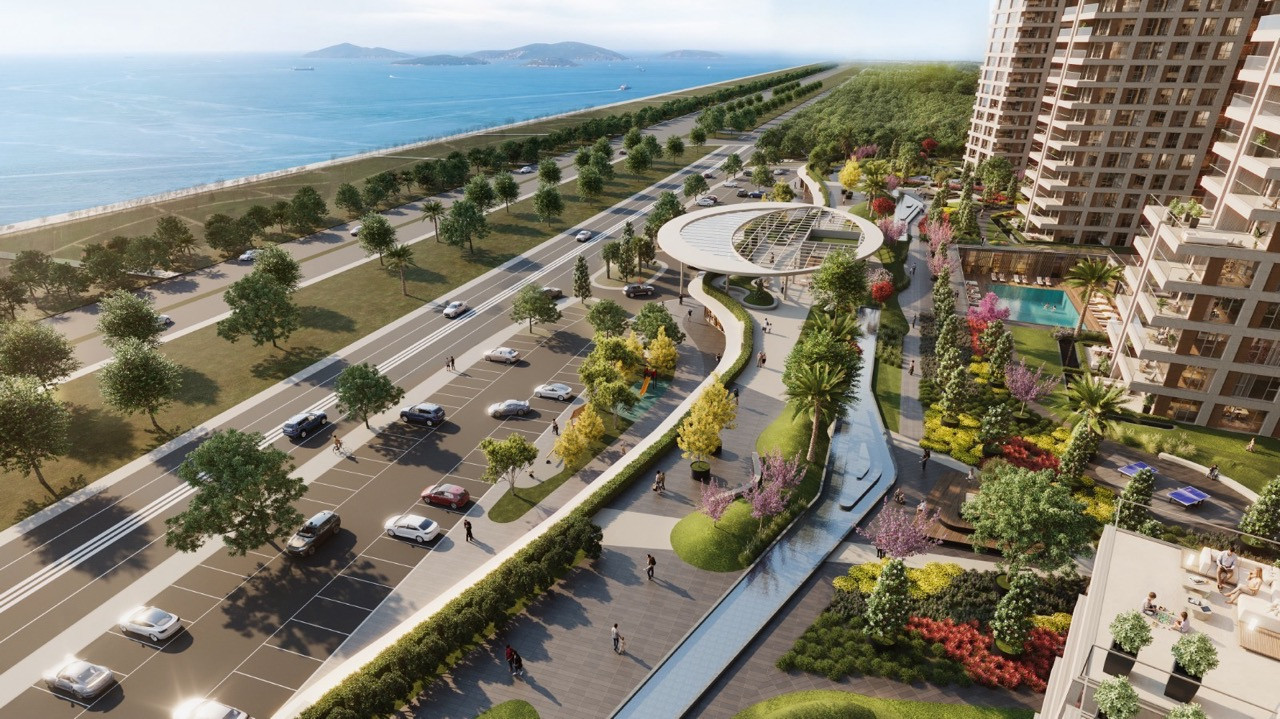 Квартиры на первой береговой линии в Стамбуле с видом на море и острова - Фото 11