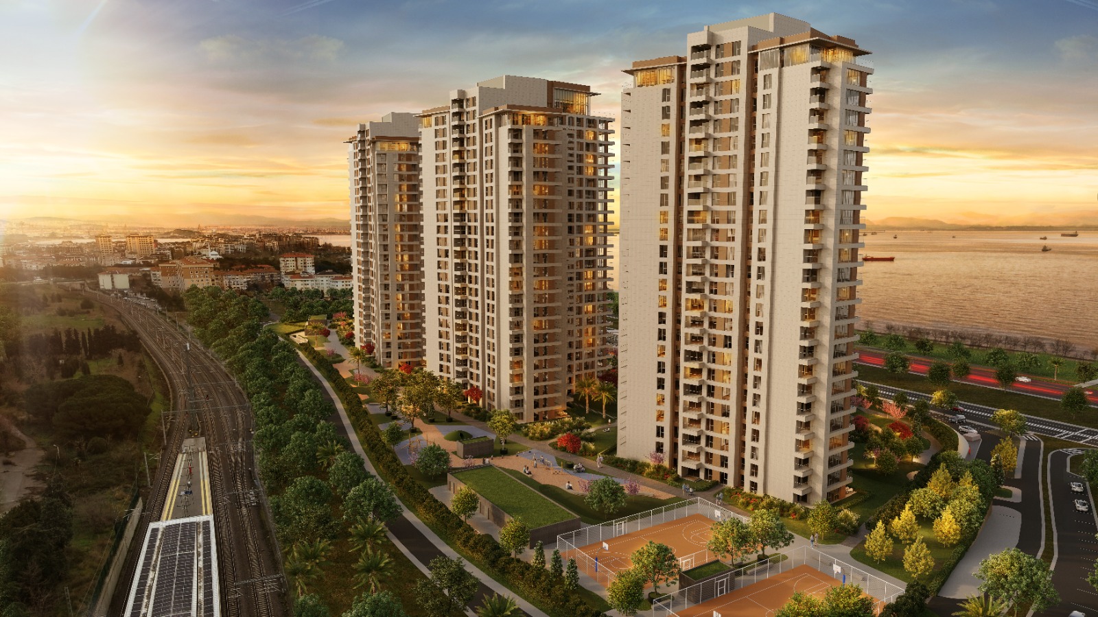 Квартиры на первой береговой линии в Стамбуле с видом на море и острова - Фото 21