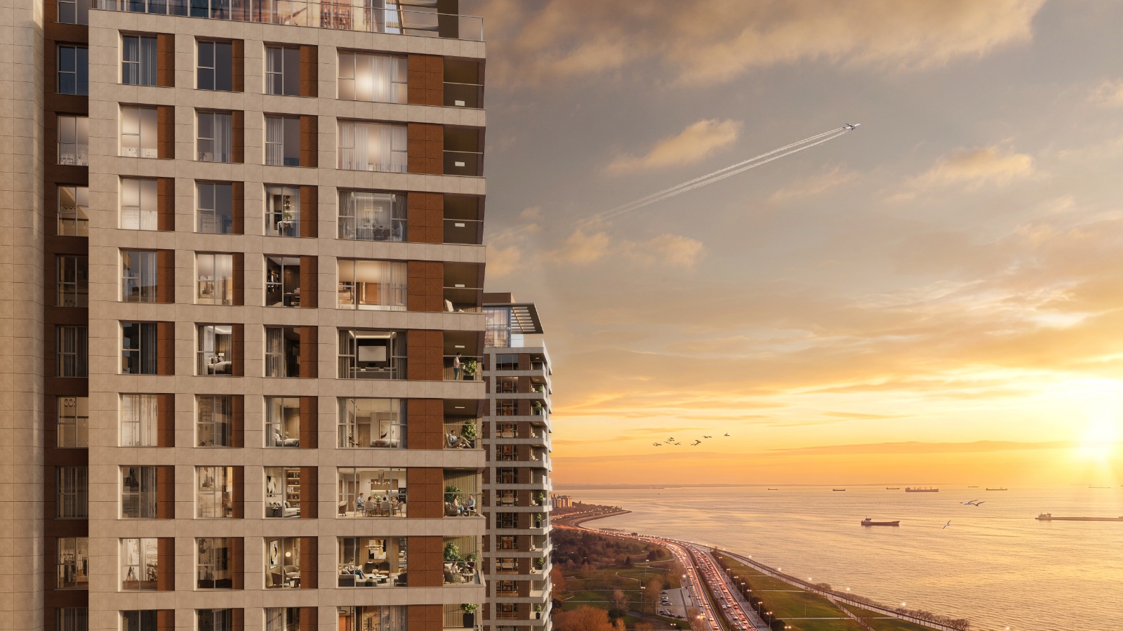 Квартиры на первой береговой линии в Стамбуле с видом на море и острова - Фото 22