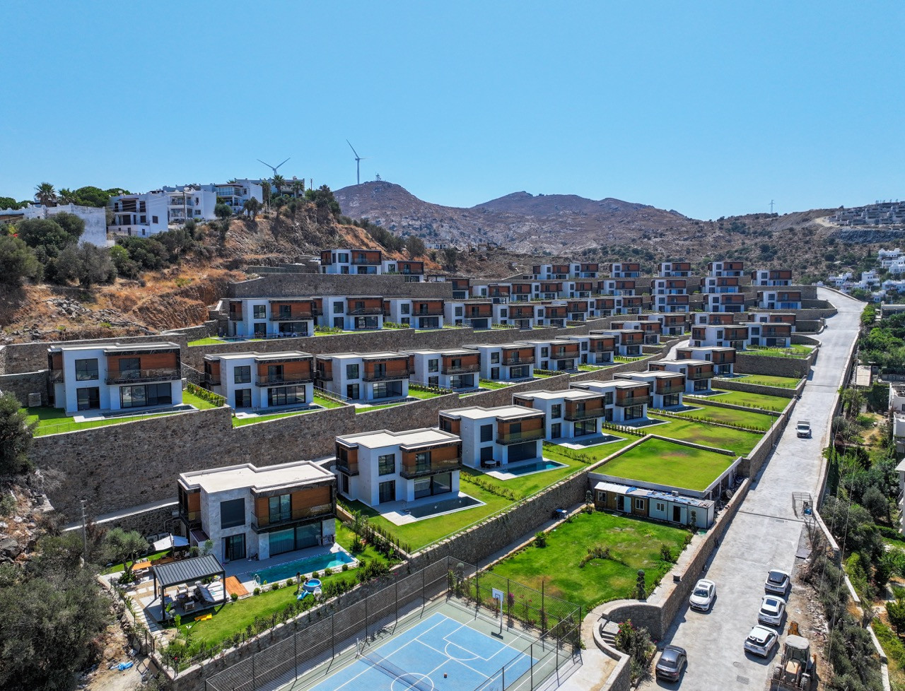 Двухэтажные виллы с личным бассейном рядом с морем в Бодруме  - Фото 16