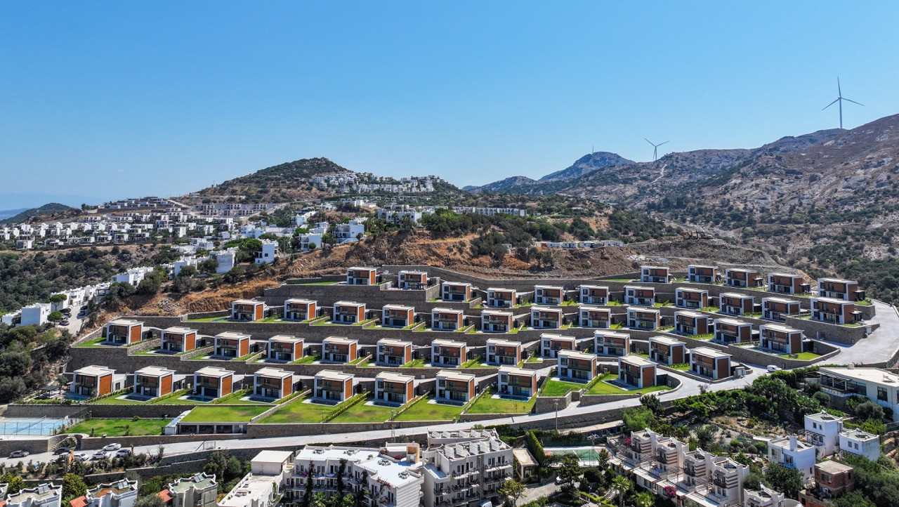 Двухэтажные виллы с личным бассейном рядом с морем в Бодруме  - Фото 17