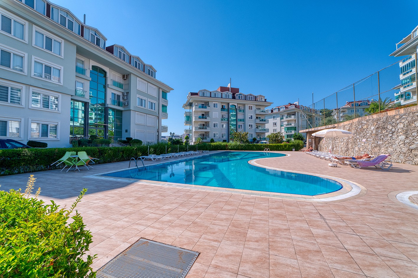 Меблированная квартира 1+1 с инфраструктурой комплекса в районе Оба  - Фото 4