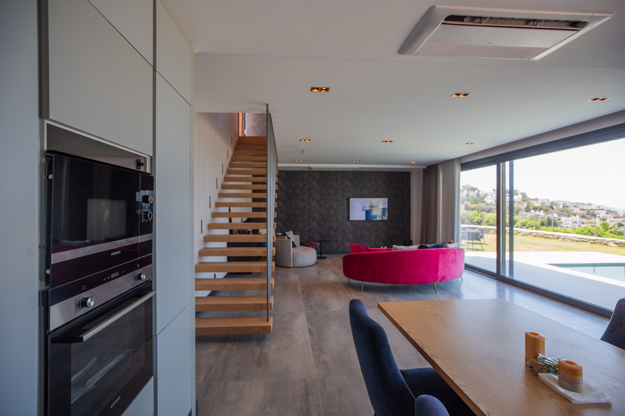 Двухэтажные виллы с личным бассейном рядом с морем в Бодруме  - Фото 21