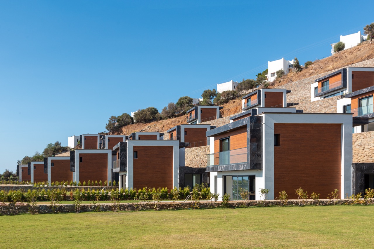 Двухэтажные виллы с личным бассейном рядом с морем в Бодруме  - Фото 10