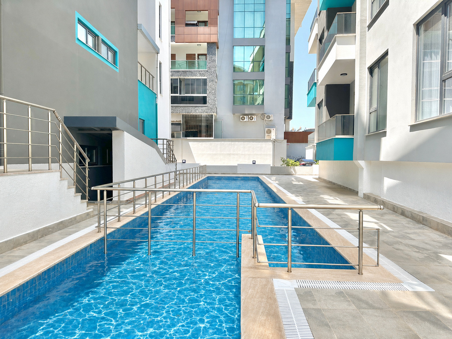 Меблированная квартира 1+1 в районе Клеопатра в Аланье, 700 м до пляжа - Фото 2