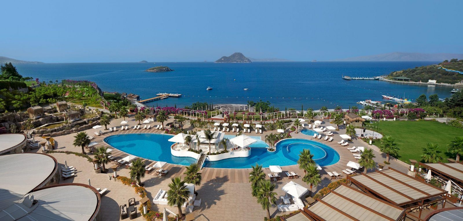 Резиденции на первой линии моря с собственным пляжем в Бодруме - Фото 4