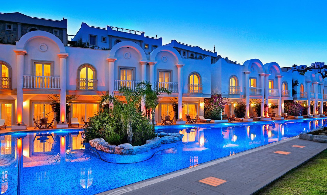 Резиденции на первой линии моря с собственным пляжем в Бодруме - Фото 10