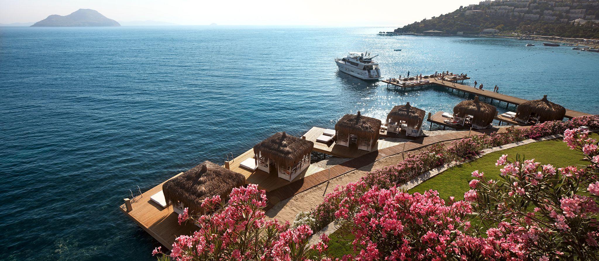 Резиденции на первой линии моря с собственным пляжем в Бодруме - Фото 7