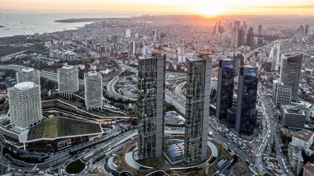 Премиальные резиденции в центре делового Стамбула с панорамными видами