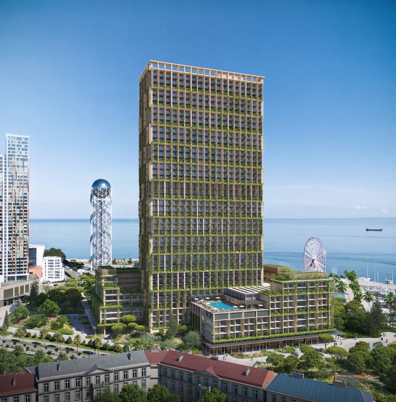 Апартаменты в Батуми на первой линии моря в центре города - Фото 8