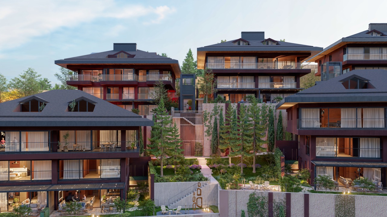 Жилой проект премиум-класса в окружении природы с видами на Босфор и Белградский лес