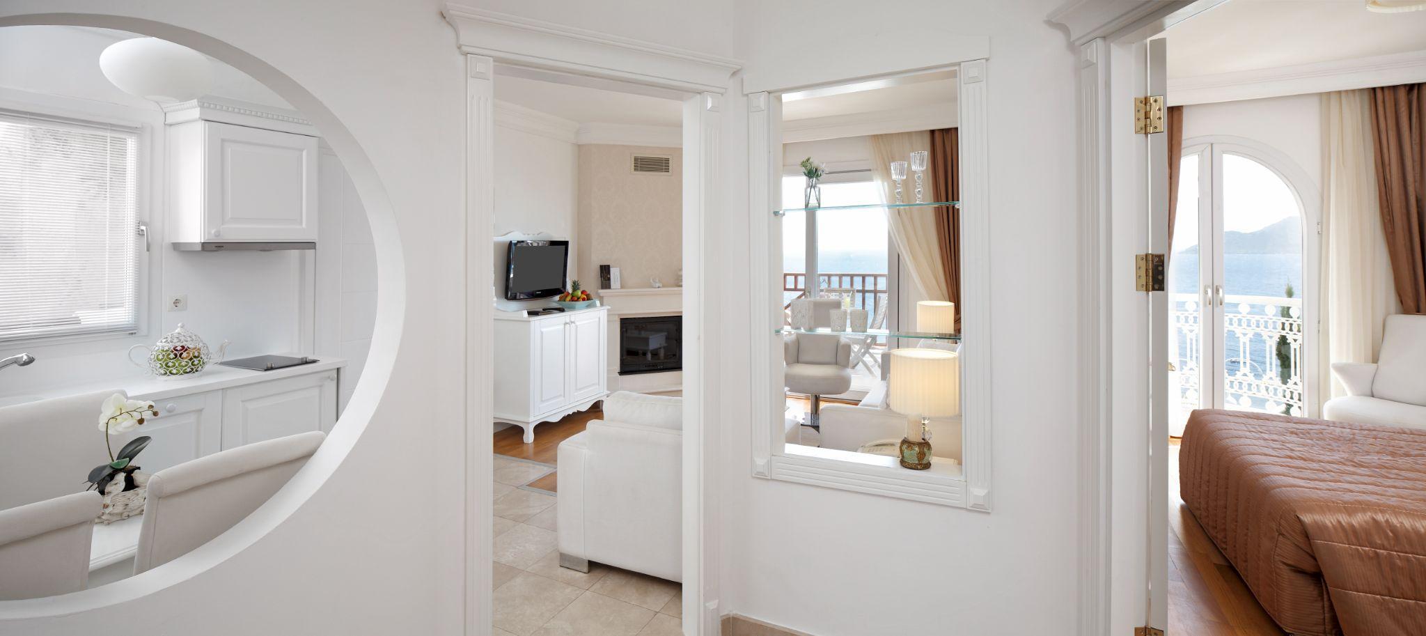 Резиденции на первой линии моря с собственным пляжем в Бодруме - Фото 19