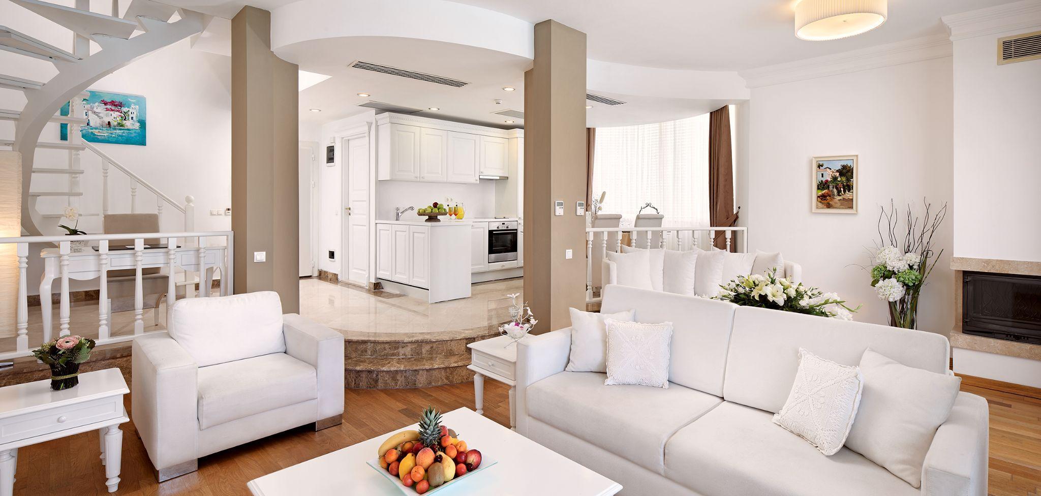 Резиденции на первой линии моря с собственным пляжем в Бодруме - Фото 18