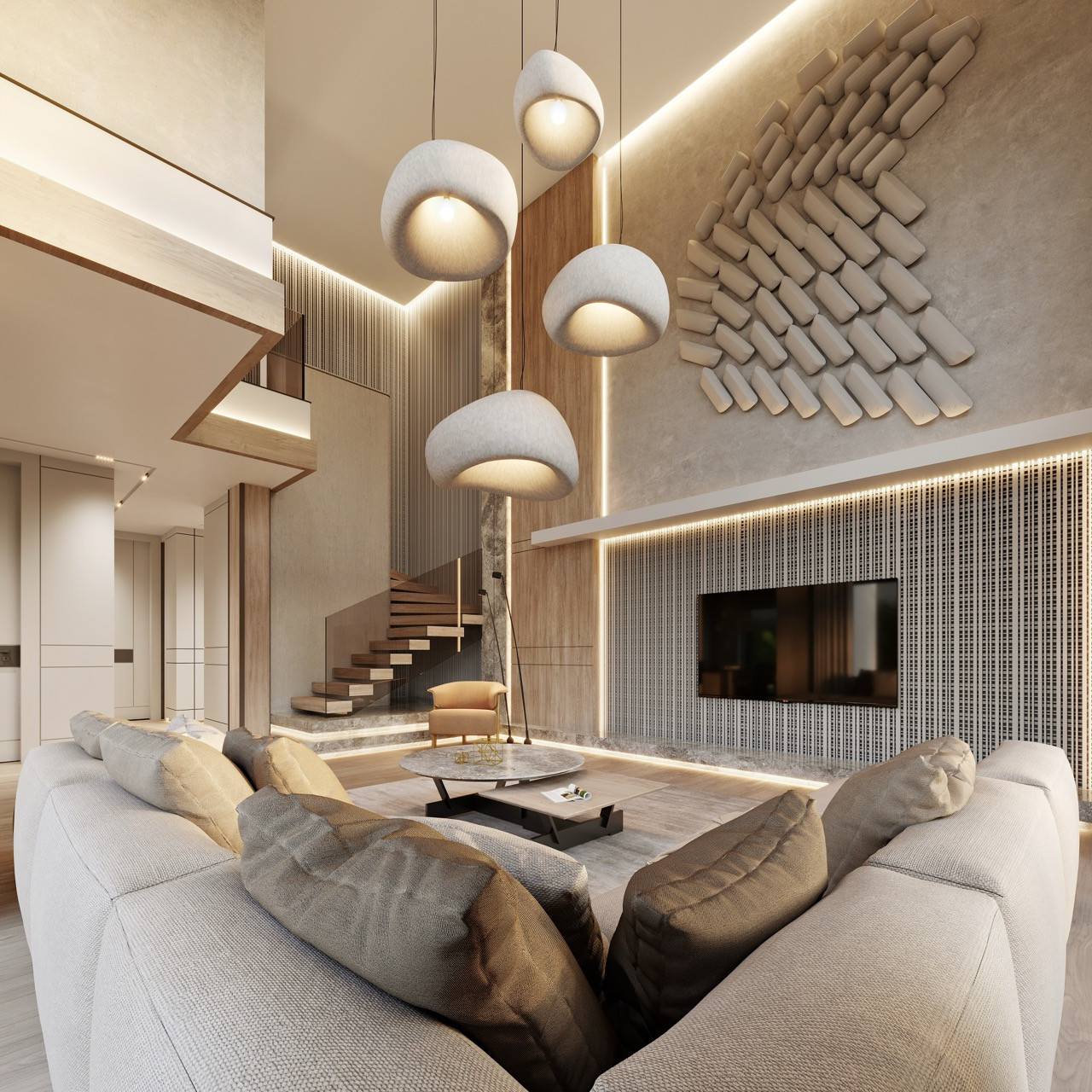 Апартаменты в Стамбуле с инфраструктурой и природным окружением в районе Левент - Фото 34