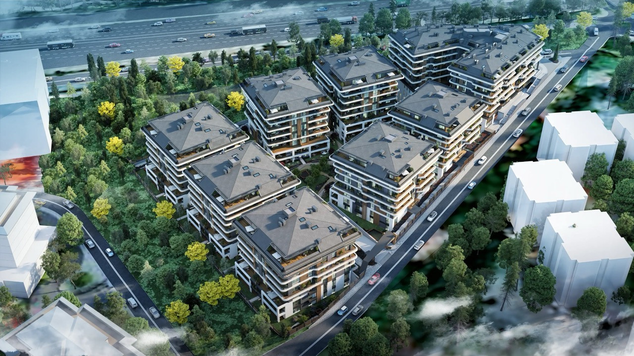 Малоэтажный премиальный жилой комплекс в районе Этилер рядом с Босфором - Фото 2