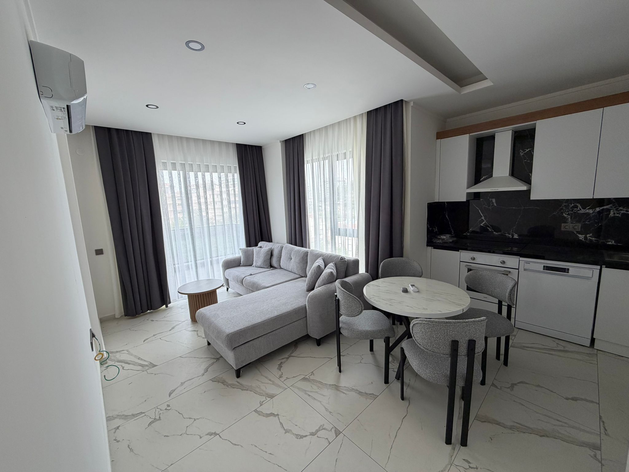 Квартира 1+1 в Аланье с мебелью и инфраструктурой комплекса - Фото 8