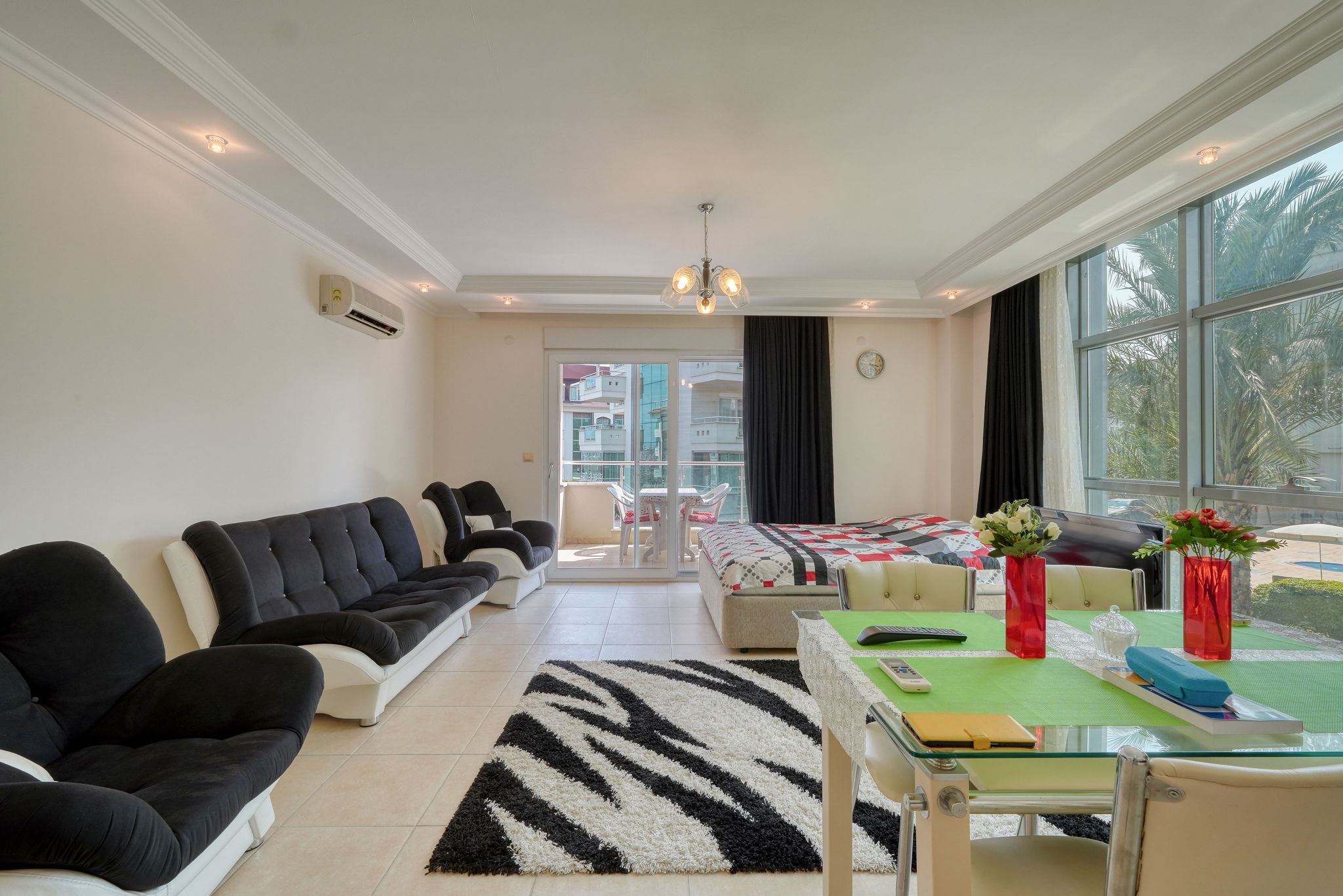 Меблированная квартира 1+1 с инфраструктурой комплекса в районе Оба  - Фото 10