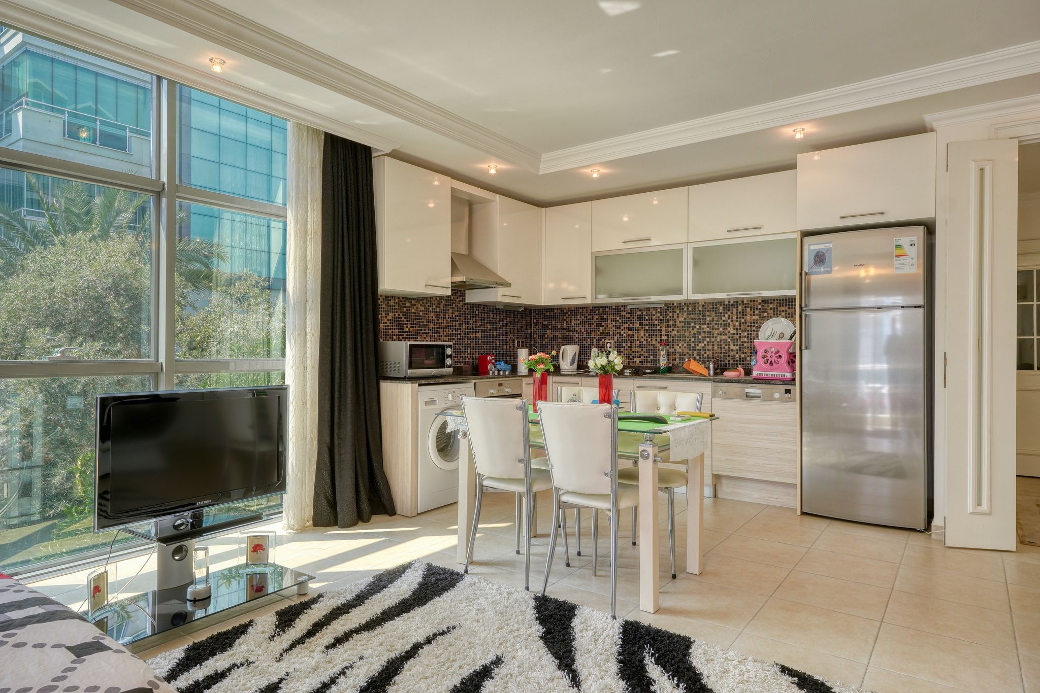 Меблированная квартира 1+1 с инфраструктурой комплекса в районе Оба  - Фото 13