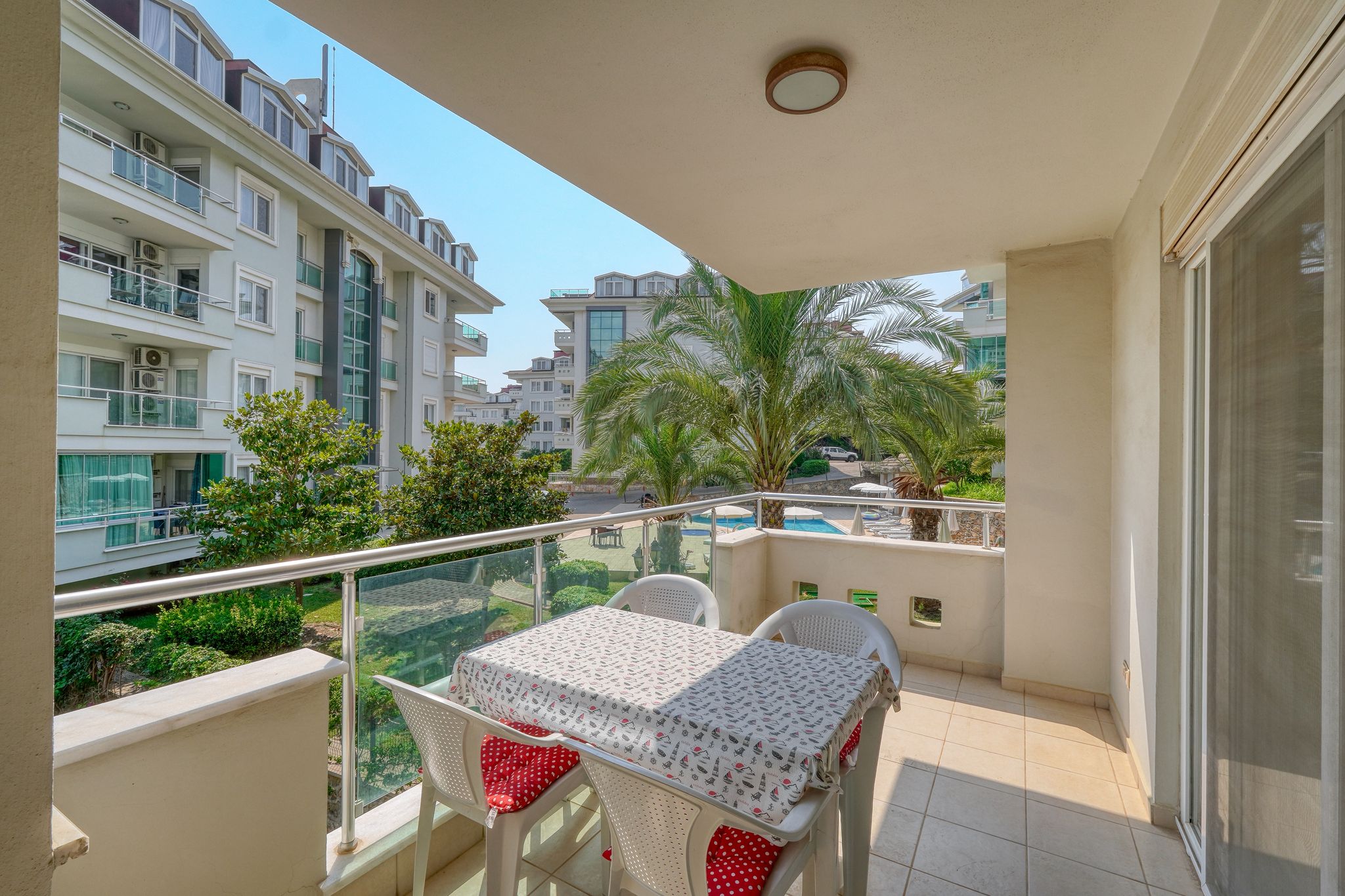 Меблированная квартира 1+1 с инфраструктурой комплекса в районе Оба  - Фото 21