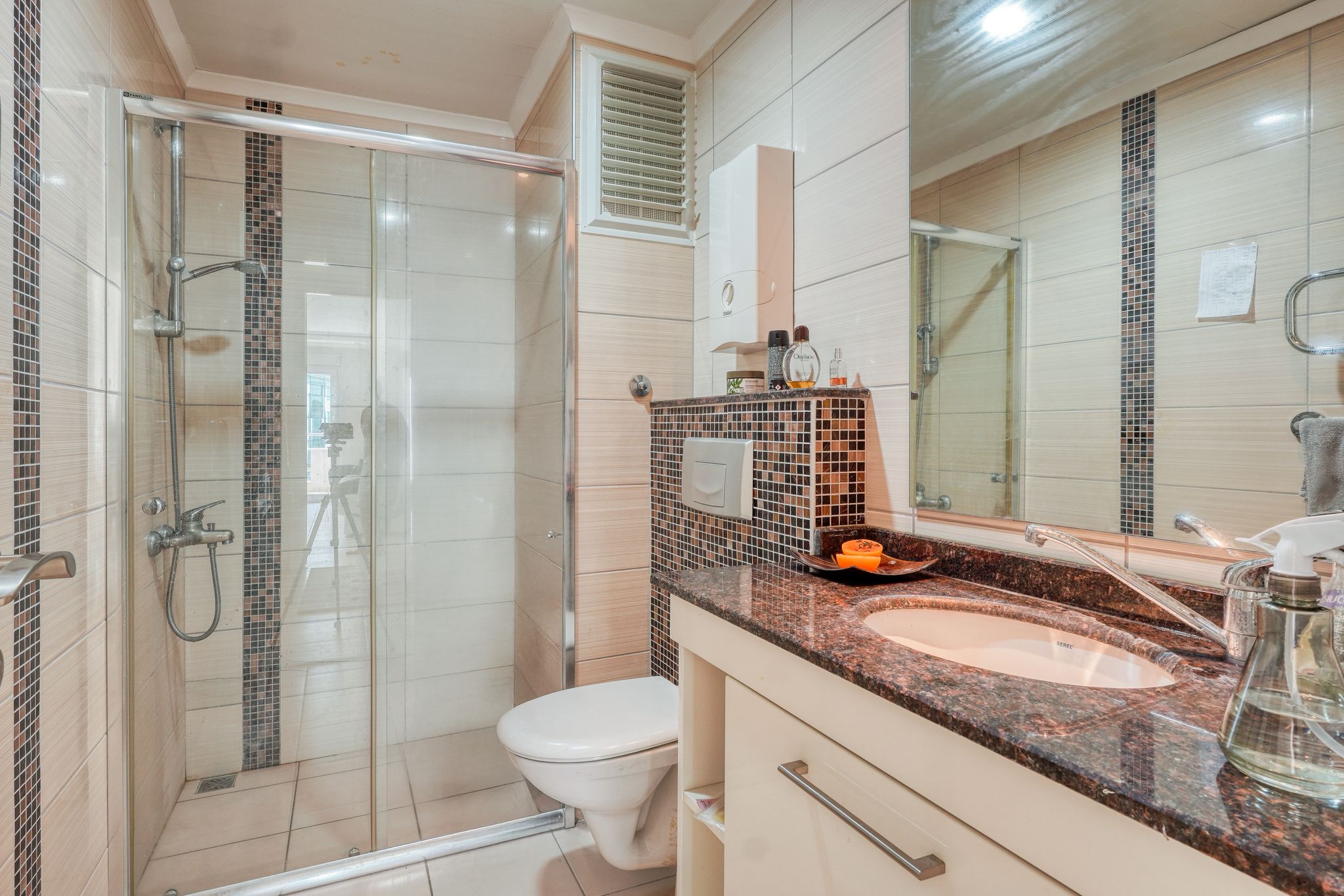 Меблированная квартира 1+1 с инфраструктурой комплекса в районе Оба  - Фото 22