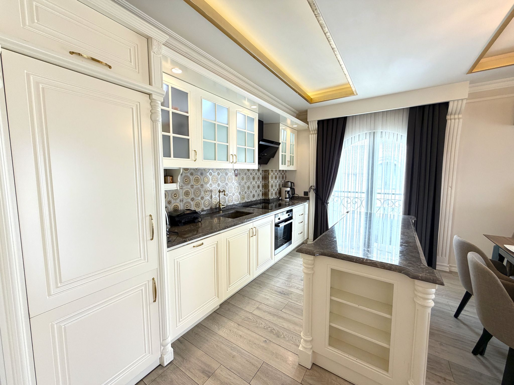 Апартаменты 3+1 в элитном комплексе в 200м от моря, центр Аланьи - Фото 18