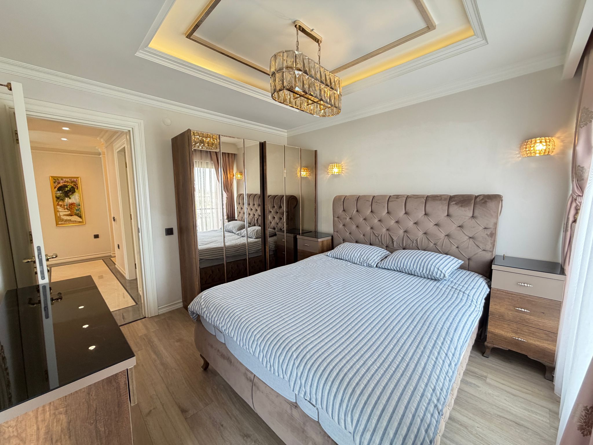 Апартаменты 3+1 в элитном комплексе в 200м от моря, центр Аланьи - Фото 19