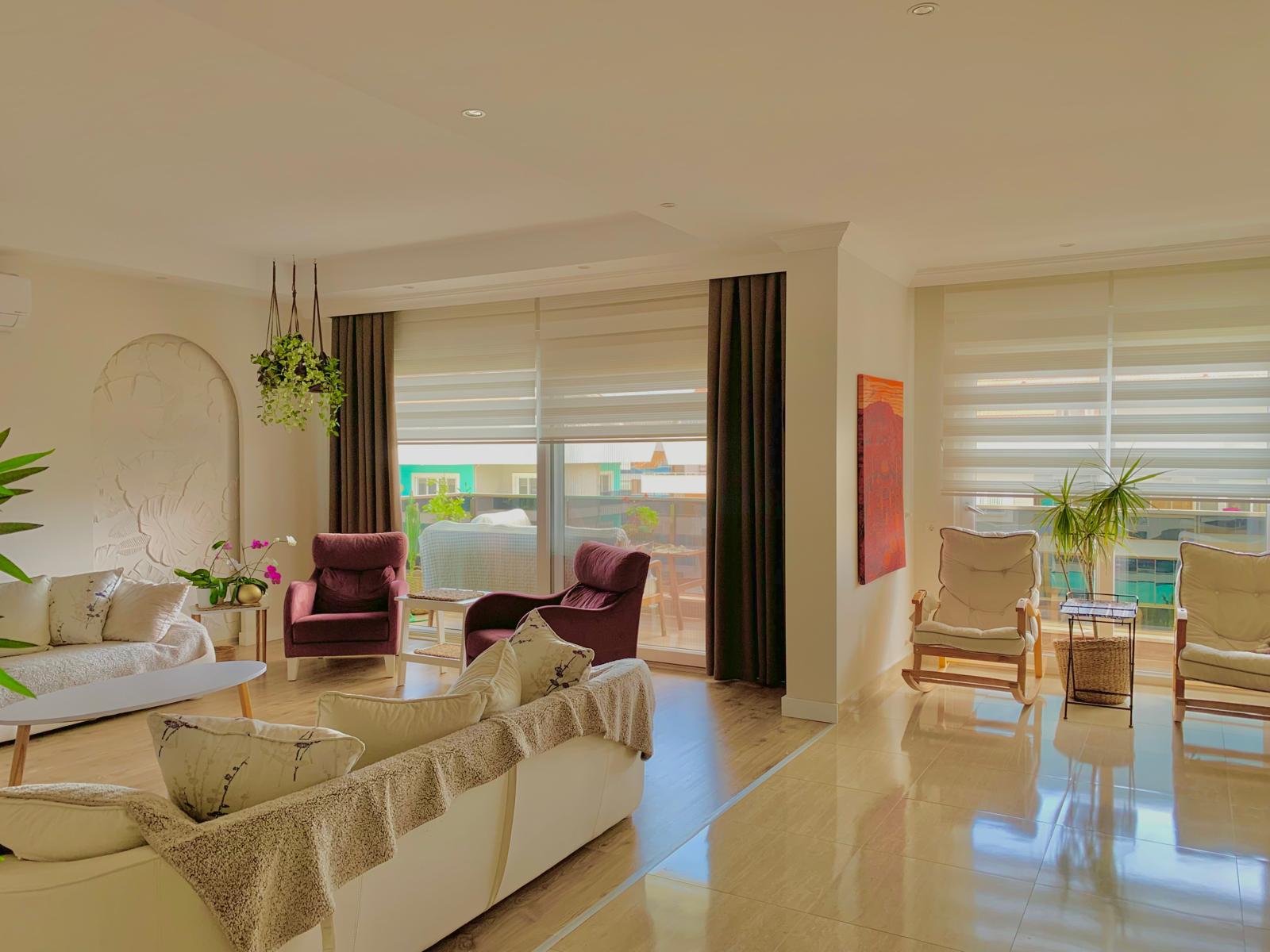 Двухуровневая квартира 4+1 в Алании в районе Оба с развитой инфраструктурой и возможностью получения гражданства - Фото 13