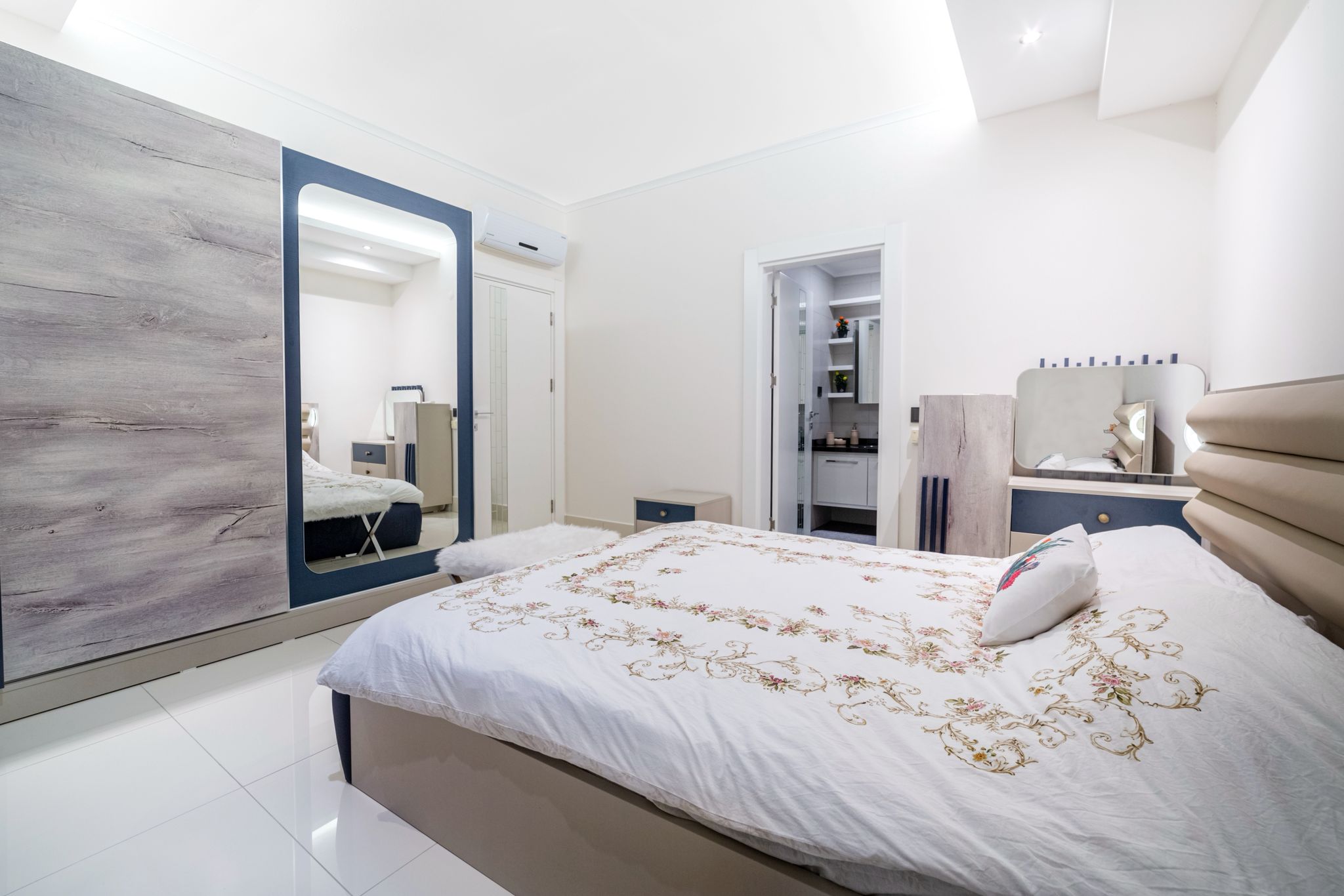 Двухуровневые апартаменты 3+1 в Тосмуре — 201 м² с видом на море, 250 м до пляжа - Фото 26