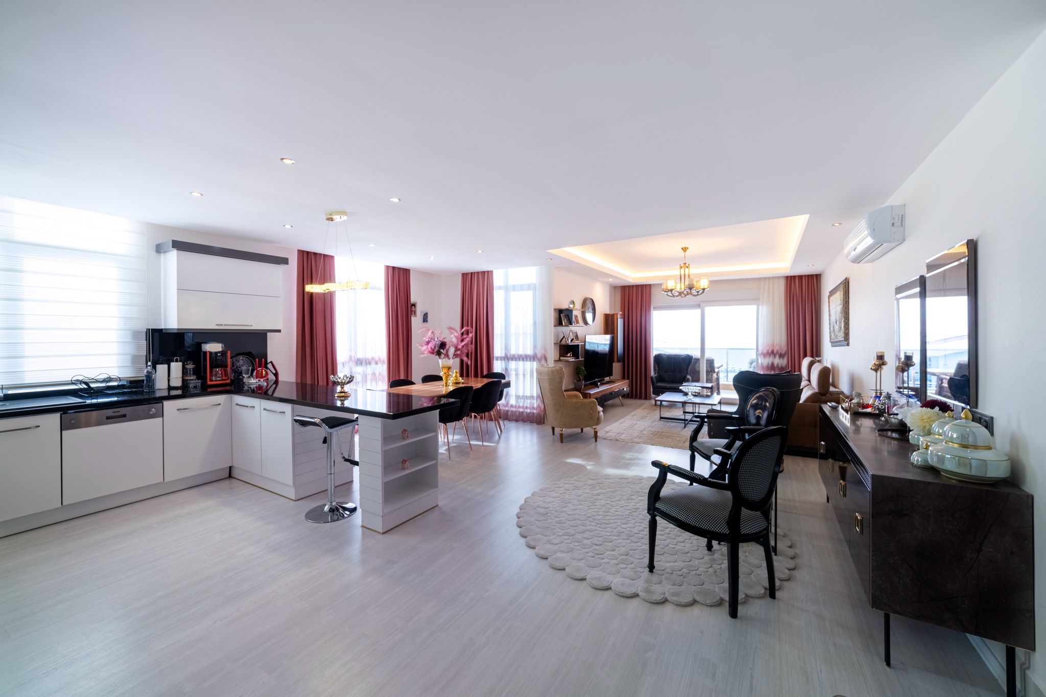 Двухуровневые апартаменты 3+1 в Тосмуре — 201 м² с видом на море, 250 м до пляжа - Фото 13