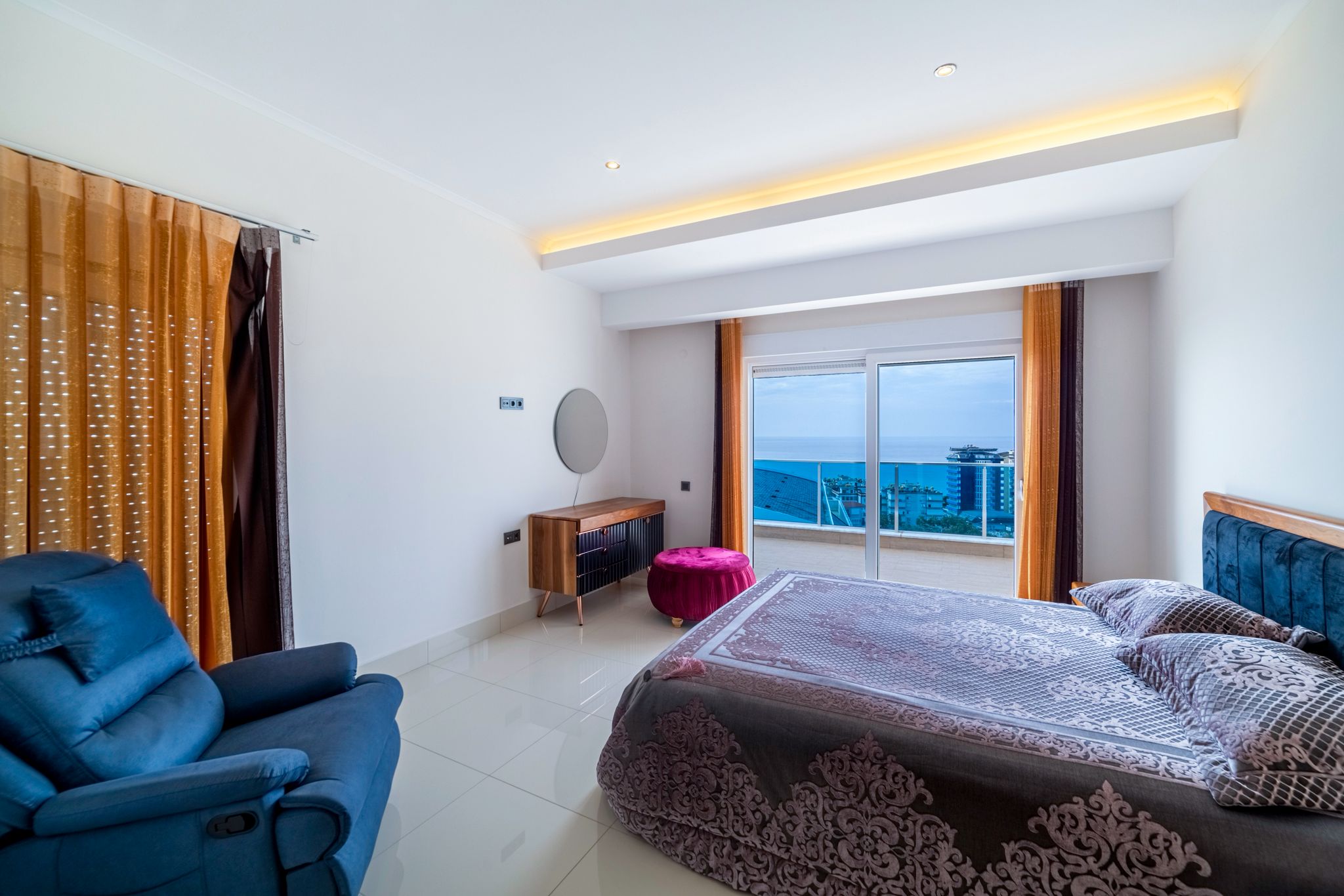 Двухуровневые апартаменты 3+1 в Тосмуре — 201 м² с видом на море, 250 м до пляжа - Фото 21