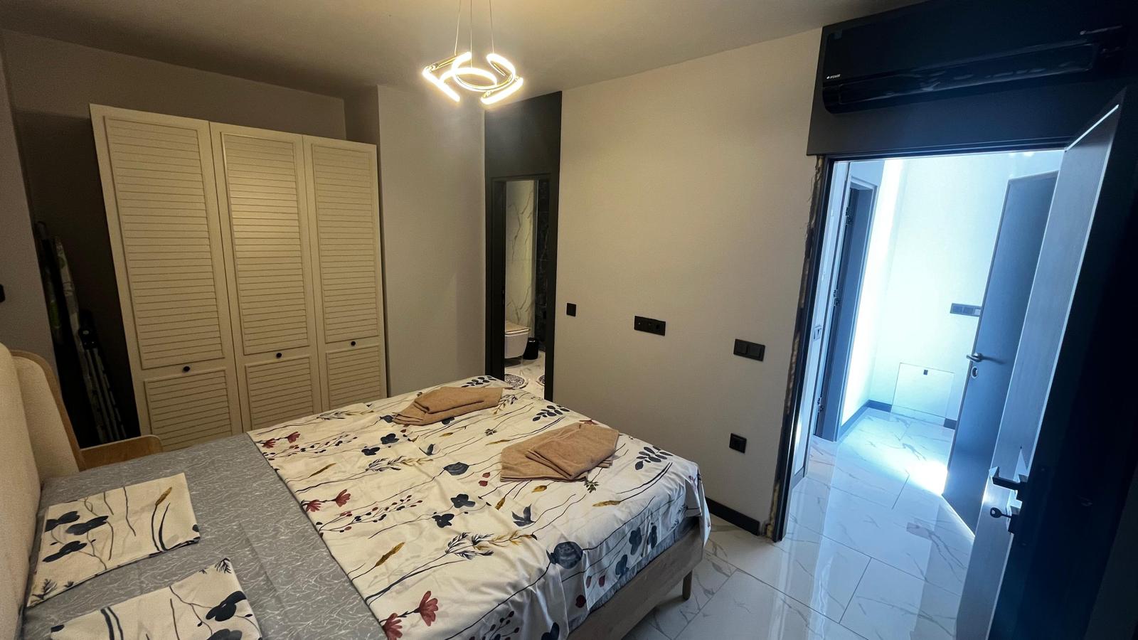 Двухуровневая вилла 3+1 в районе Инжекум с видом на море и приватной территорией - Фото 12