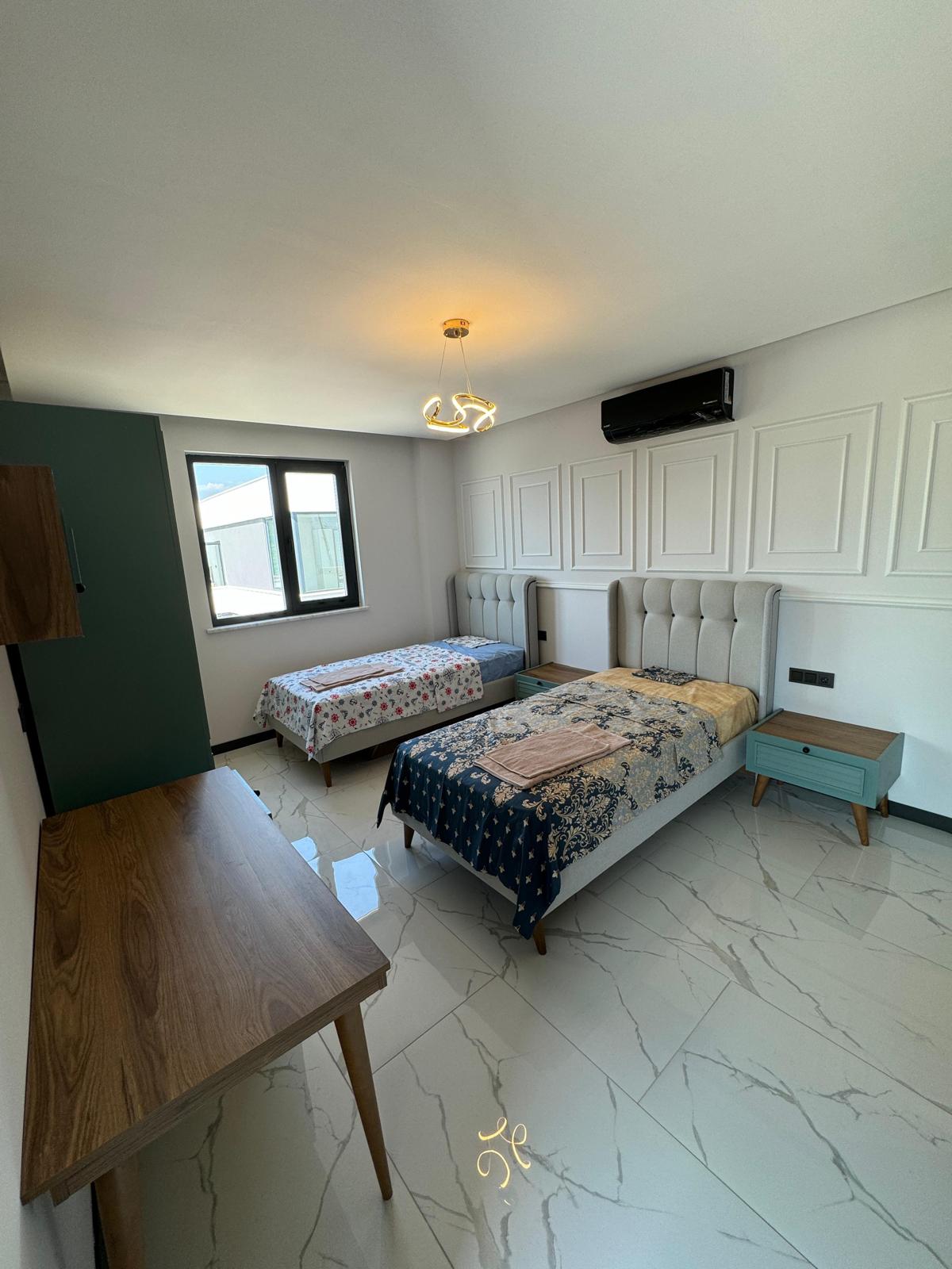 Двухуровневая вилла 3+1 в районе Инжекум с видом на море и приватной территорией - Фото 21