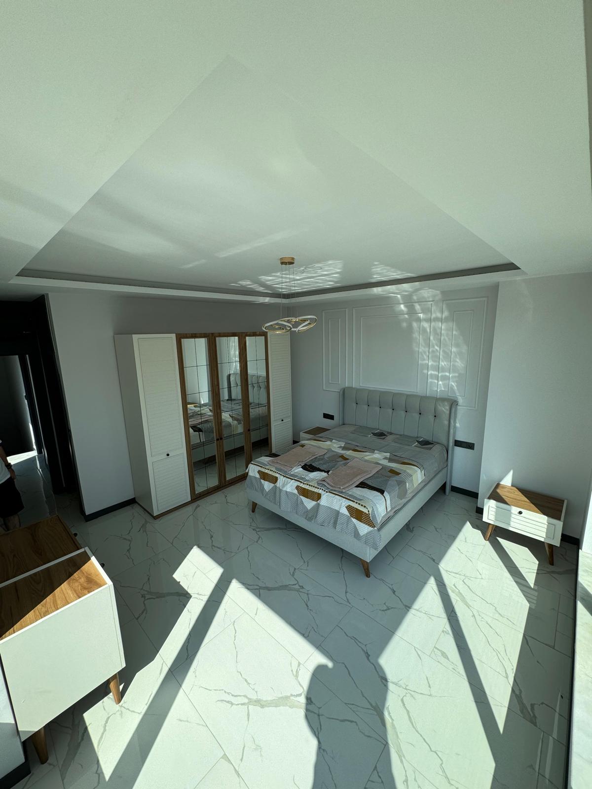 Двухуровневая вилла 3+1 в районе Инжекум с видом на море и приватной территорией - Фото 23