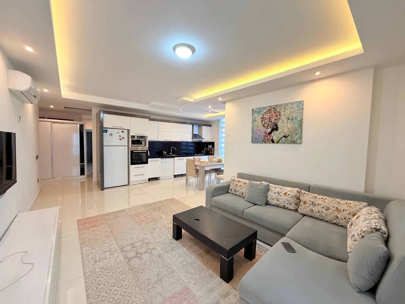 Меблированные апартаменты 2+1 в районе Тосмур — 110 м², 250 м до моря - Фото 9