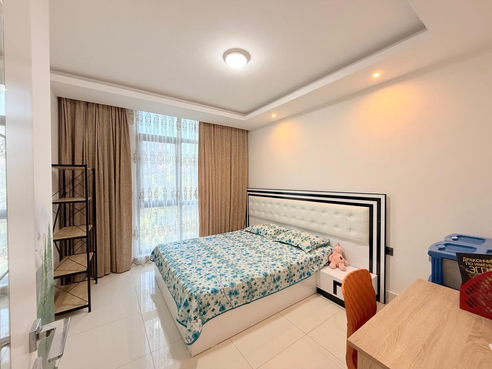 Меблированные апартаменты 2+1 в районе Тосмур — 110 м², 250 м до моря - Фото 15