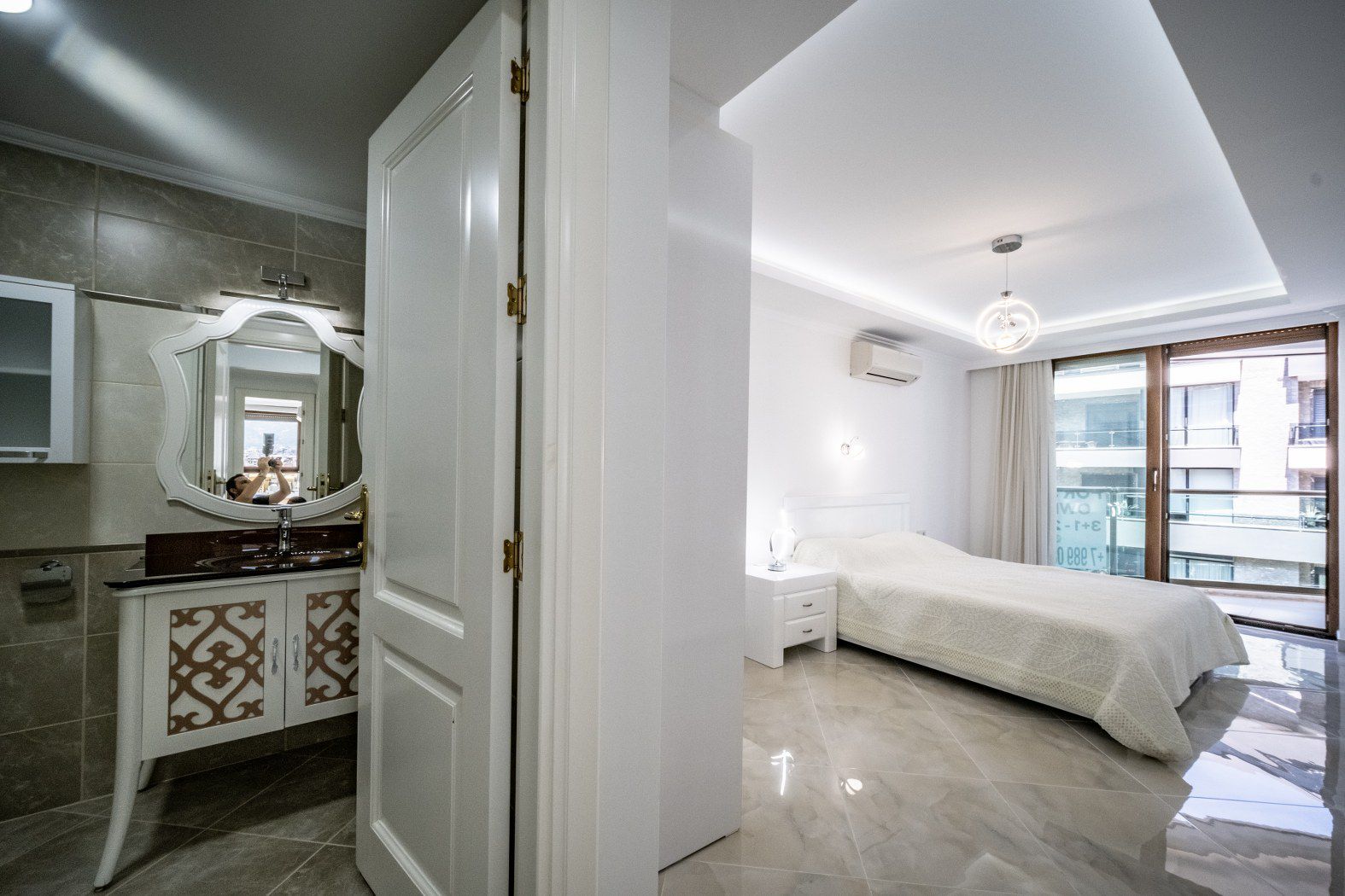 Меблированные апартаменты 3+1 в Оба, Алания — 155 м², на первой береговой линии с видом на море  - Фото 16