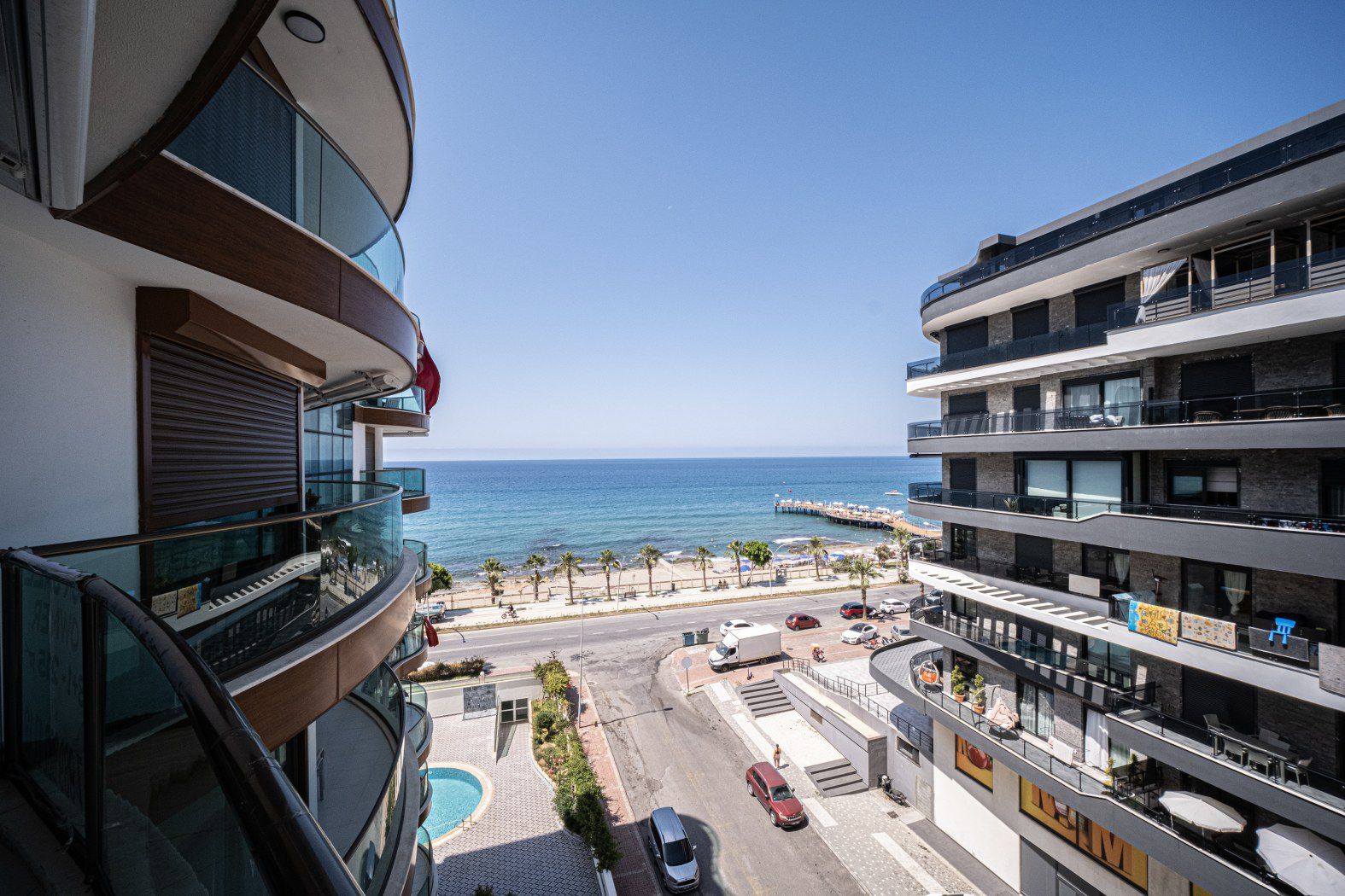 Меблированные апартаменты 3+1 в Оба, Алания — 155 м², на первой береговой линии с видом на море  - Фото 5