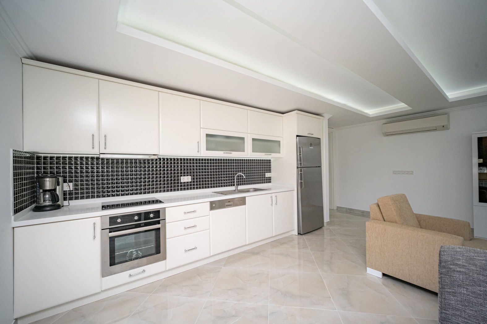 Меблированные апартаменты 3+1 в Оба, Алания — 155 м², на первой береговой линии с видом на море  - Фото 11