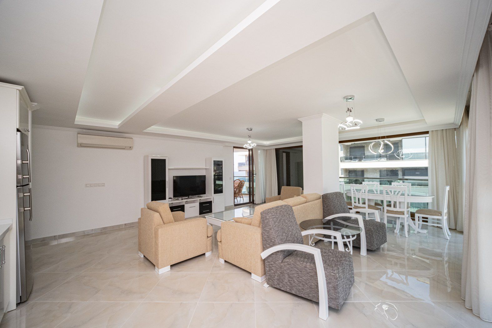 Меблированные апартаменты 3+1 в Оба, Алания — 155 м², на первой береговой линии с видом на море  - Фото 8