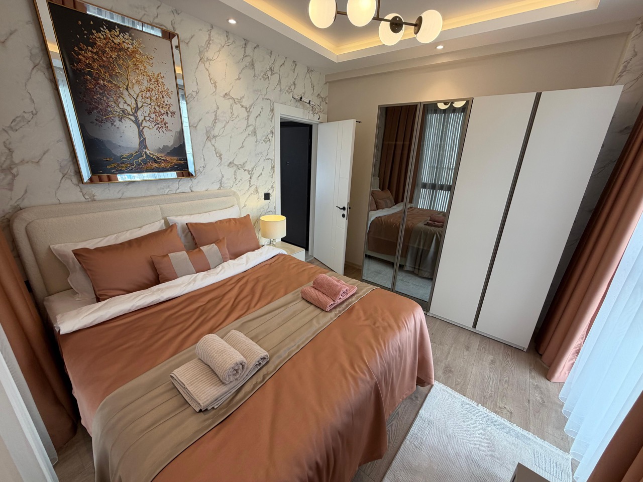 Квартира 1+1 в Алании в районе Клеопатра в 400 метрах от пляжа - Фото 10