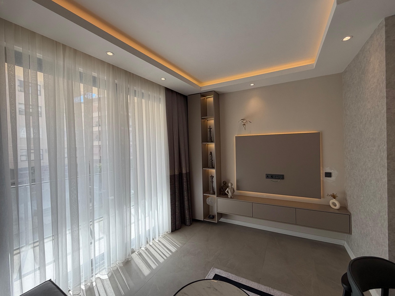 Квартира 1+1 в Алании в районе Клеопатра в 400 метрах от пляжа - Фото 7