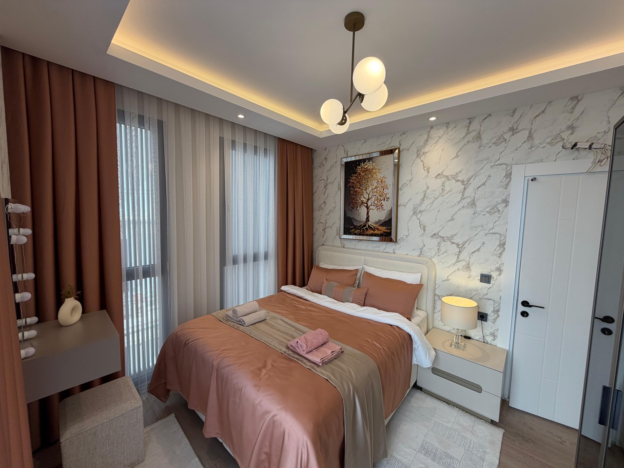 Квартира 1+1 в Алании в районе Клеопатра в 400 метрах от пляжа - Фото 8