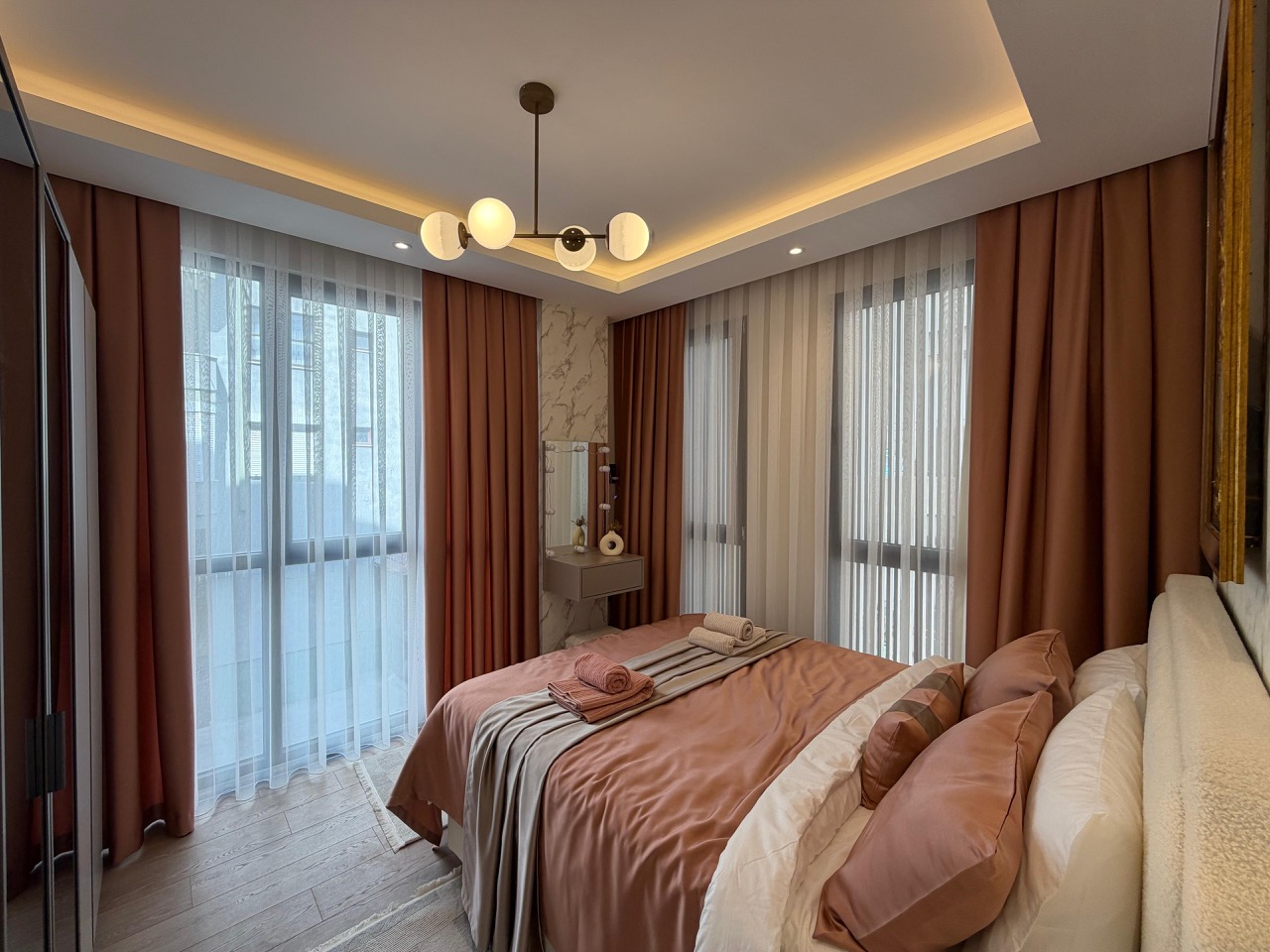 Квартира 1+1 в Алании в районе Клеопатра в 400 метрах от пляжа - Фото 9