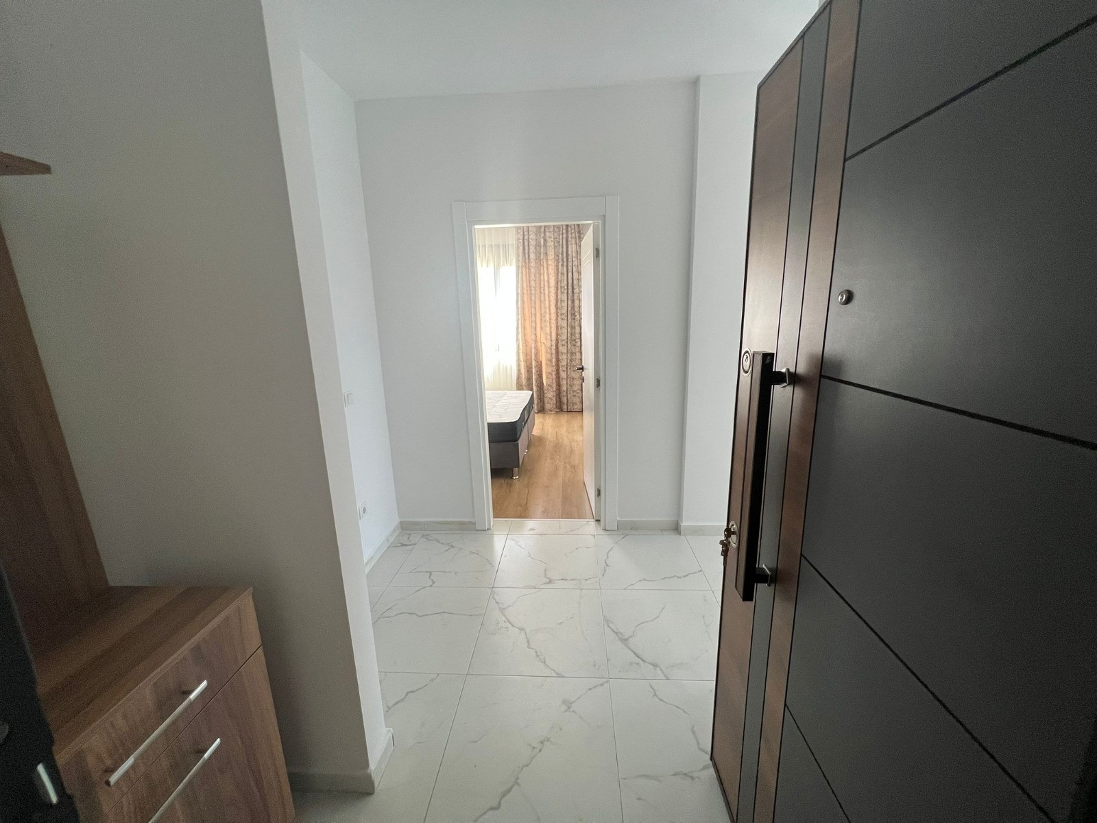 Квартира 1+1 в Алании в районе Каргыджак с мебелью и инфраструктурой - Фото 9